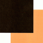 Noir et Orange, 15cm x 15cm, 15 feuilles