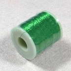 Metallic threads, green, approximately 200m