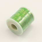 Metallic threads, Rayon, Lime green, 200m