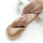 Silk embroidery thread, Silk, Light brown, 20m