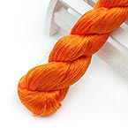 Silk embroidery thread, Silk, orange, 20m