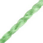 Silk Embroidery Thread, green, 46m