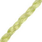 Silk Embroidery Thread green yellow 46m