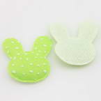 Fabric embellishment, green, 2.5cm x 3cm, 2 slices