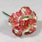 Flowers, red, 10cm x 3cm x 2cm, 10 flowers