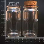 Glass bottles, Colourless, 3.7cm x 3.7cm x 7cm, 50ml, 1 piece