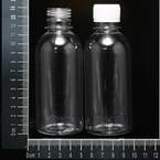 Small Plastic Bottles, Plastic, Colourless, 5.3cm x 5.3cm x 14.2cm, 200ml, 2