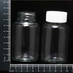 Small Plastic Bottles, Plastic, Colourless, 4.8cm x 4.8cm x 8.5cm, 100ml, 2