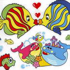 Bathroom and Window stickers, Plastic, Assorted colours, 56cm x 21cm, 1 sheet