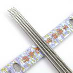 Knitting needles, 10 gauge, 24.5cm, 4 pieces