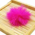 Fluffy embellishment, purple, Diameter 25mm (approximate), 1 piece