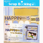 Happiness scrap booking picture frame