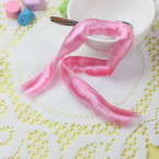 Dolls hairs, pink, 2cm x 50cm