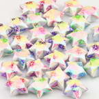 Paper stars, Paper, Assorted colours, 1.5cm, 30  pieces