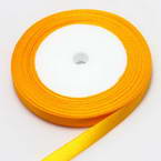 Satin ribbon, orange, 1cm x 21m, 1 piece