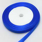 Satin ribbon, Dark blue, 1cm x 21m, 1 piece