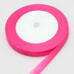 Satin ribbon, pink, 1cm x 21m, 1 piece