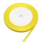 Ribbon, Satin, Yellow, 22m x 0.6cm (approximate)