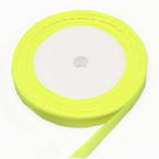 Ruban, Satin, Vert-Jaune, 21m x 1cm (approximatif)