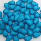 Beads, Acrylic, Blue , Teardrop shape, 10mm x 6mm x 6mm, 12g, 50 Beads