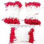 Small flowers stamens, Pinkish red, 1200 pieces (approximate), 6cm