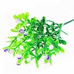 Artificial leaves, Plastic and wires, 1 Plastic flowers, 22cm Plastic flowers