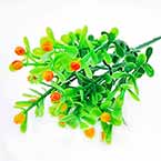 Artificial leaves, Plastic and wires, 1 Plastic flowers, 22cm Plastic flowers