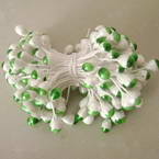 Flower stamen, green, 100  pieces, 6cm