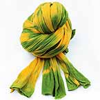 Nylon spécial - 2 couleurs, Nylon, Vert-Jaune, orange, 1 morceau, Étiré taille 1,5m x 15cm