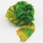 Two colours Specially dyed nylon, Nylon, green, Mustard, 1 piece, Stretched size 1.5m x 15cm