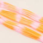 Two colours Specially dyed nylon, Nylon, orange, pink, 1 piece, Stretched size 1.5m x 15cm