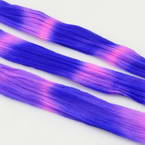 Two colours Specially dyed nylon, Nylon, Royal blue, Magenta, 1 piece, Stretched size 1.5m x 15cm