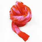 Two colours Specially dyed nylon, Nylon, red, pink, 1 piece, Stretched size 1.5m x 15cm