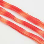 Two colours Specially dyed nylon, Nylon, red, orange, 1 piece, Stretched size 1.5m x 15cm