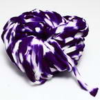 Two colours Specially dyed nylon, Nylon, purple, white, Stretched size 1.5m x 15cm, 1 piece