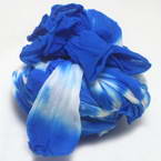 Two colours Specially dyed nylon, Nylon, blue, white, 1 piece, Stretched size 1.5m x 15cm