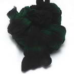 Two colours Specially dyed nylon, Nylon, black, Dark teal, 1 piece, Stretched size 1.5m x 15cm