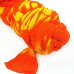 Two colours Specially dyed nylon, Nylon, Pinkish red, orange, Stretched Size 1.9m x 26cm, 1 piece
