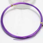 Aluminium wire, Aluminium, purple, 5m, 0.1cm