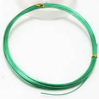 Aluminium wires, Aluminium, Dark green, 5m (approximate), 0.1cm