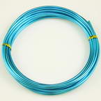 Aluminium wires, Aluminium, blue, 5m (approximate), 3mm