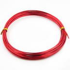 Aluminium wires, Aluminium, Burgandy, 5m x 1.5mm (approximate), 1.5mm