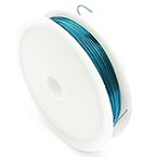 Fils Cuivre Couleur, Cuivre, bleu, 30m, 0,3mm