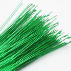 Florist wires, green, 20 pieces, Length 80cm, Diameter 0.6mm (approximate), Gauge 22