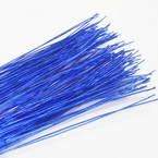 Florist wires, blue, 20 pieces, Length 80cm, Diameter 0.6mm (approximate), Gauge 22