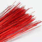 Florist wires, red, 20 pieces, Length 80cm, Diameter 0.6mm (approximate), Gauge 22