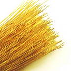 Florist wires, Gold colour, 50 pieces, Length 80cm, Diameter 0.6mm (approximate), Gauge 22