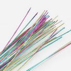 Florist wires, Assorted colours, 50 pieces, Length 80cm, Diameter 0.6mm (approximate), Gauge 22