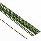 Florist wires, Dark green, 15 pieces, Length 40cm, Diameter 2mm (approximate), Gauge 12
