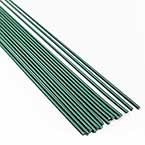 Florist wires, Dark green, 15 pieces, Length 40cm, Diameter 2mm (approximate), Gauge 12
